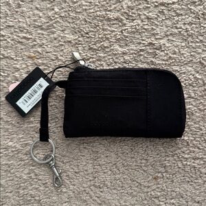 NWT-Baggallini black RFID zip card case